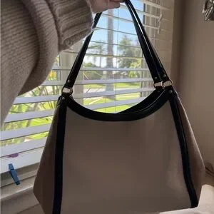 Coach Two-Tone Cream and Black Leather Backpack ce808_b4cah_a0?$mobileProductV6$ main image 3
